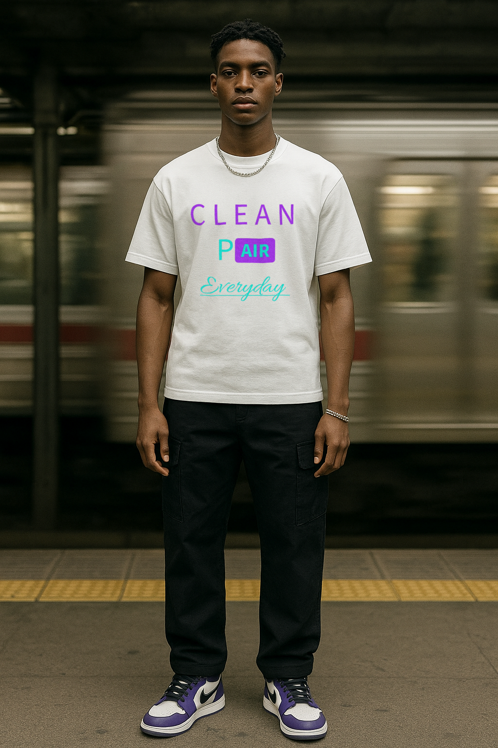 Clean Pair - Purple & Jade